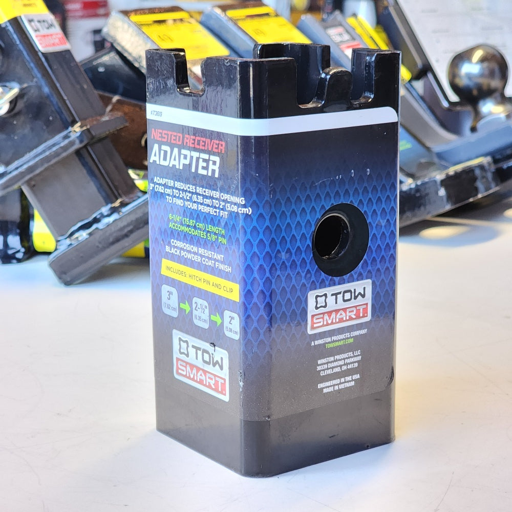 Class 3/4 to Class V receiver Adapter, Fits Up to 3 in Class 3/4 to Class V receiver Adapter, Fits Up to 3 in